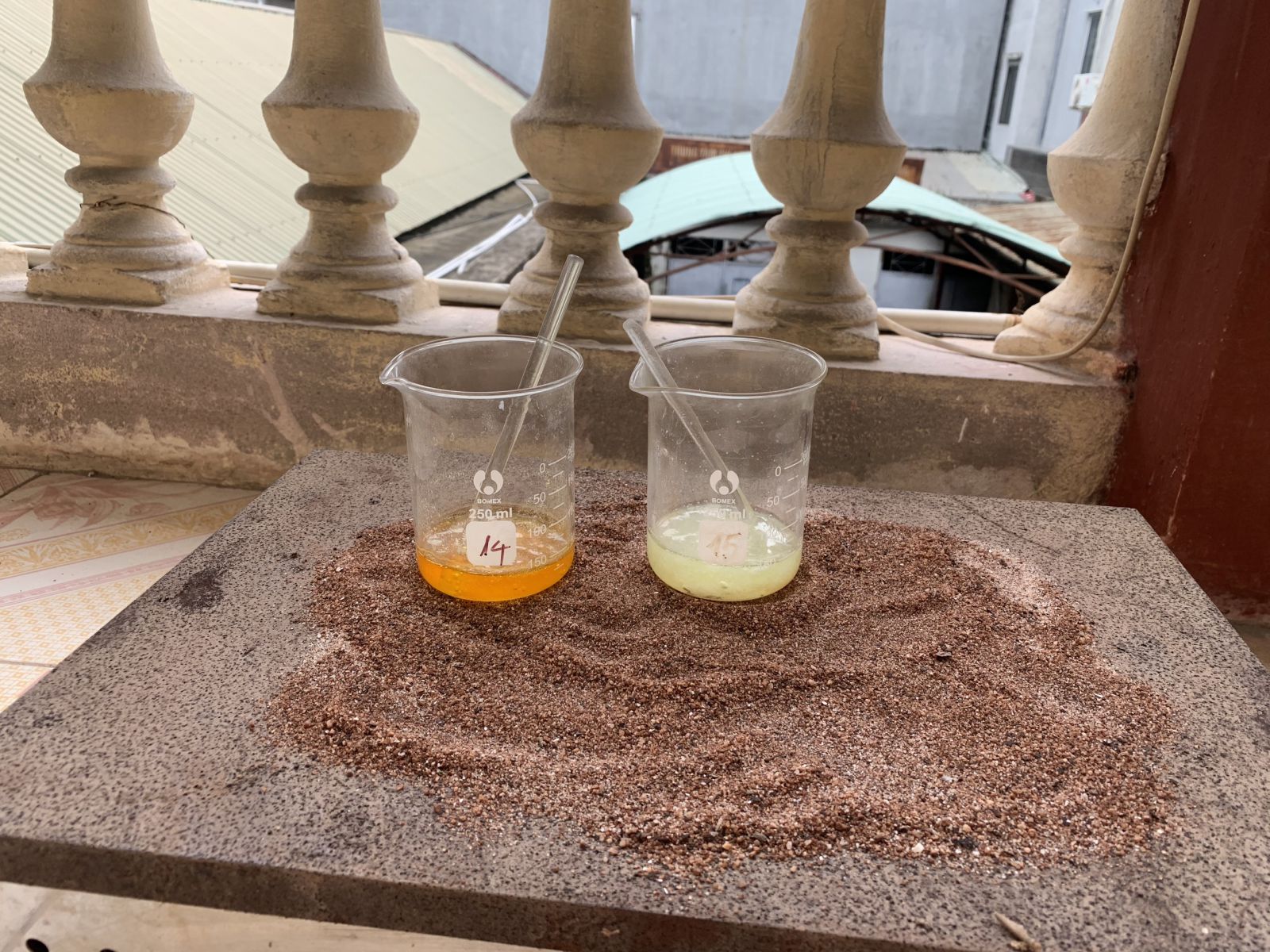 Một số hình ảnh thí nghiệm hóa